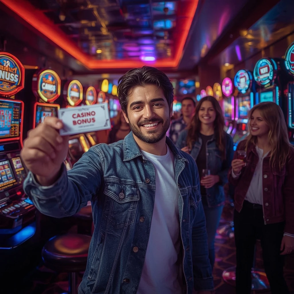 une personne avec un bonus de casino GameTwist Casino